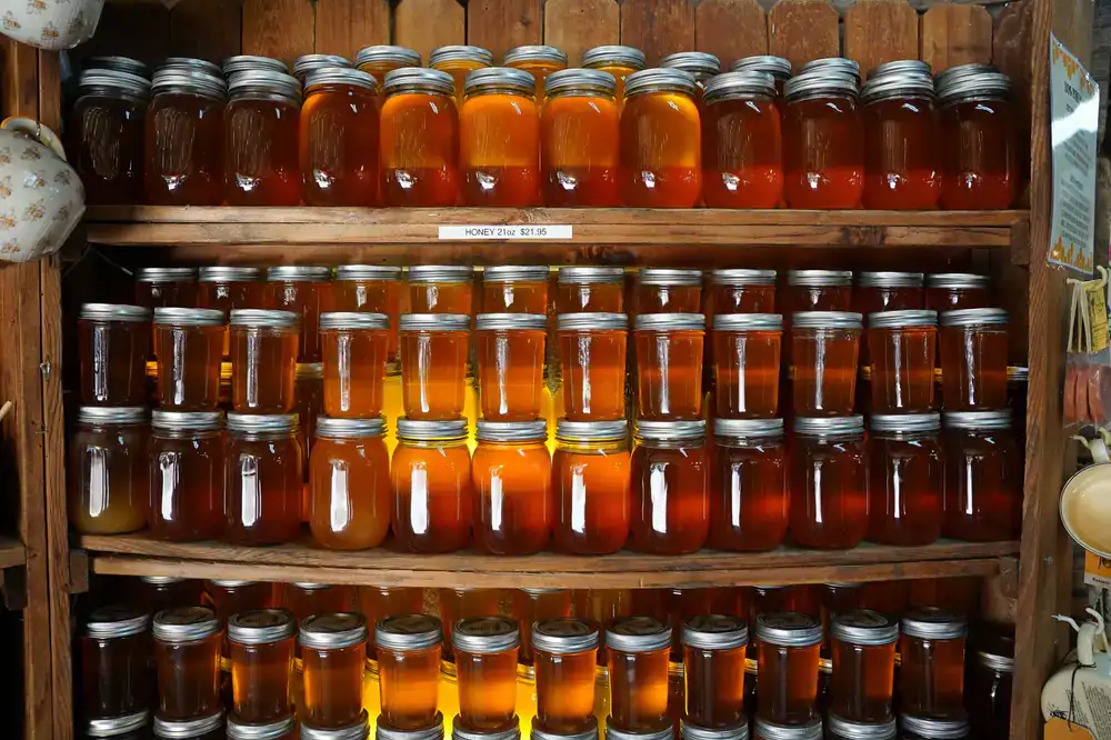 Autumn Dark honey jar